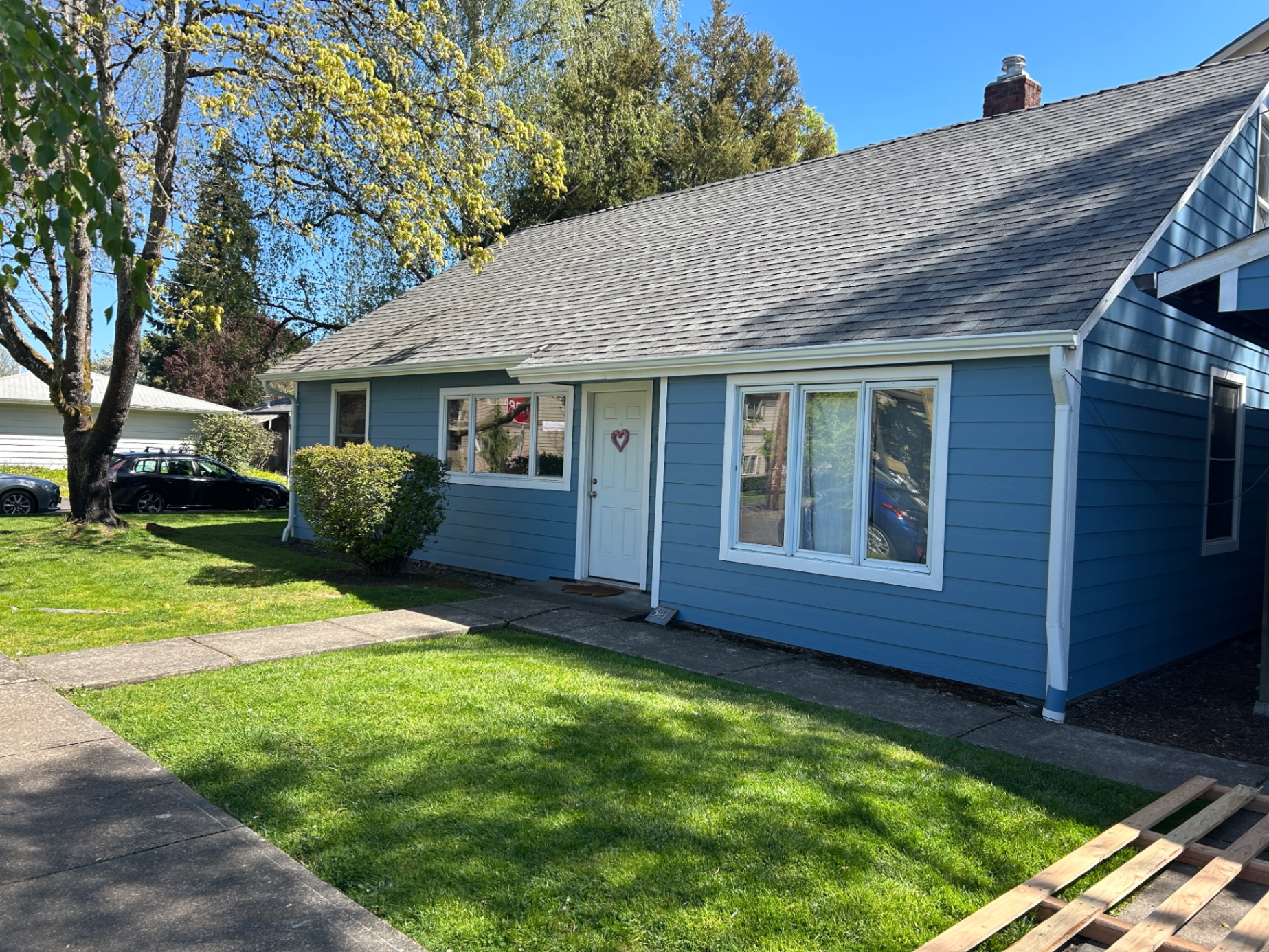 Siding & Exterior Painting — Blue Bungalow - Corvallis, OR