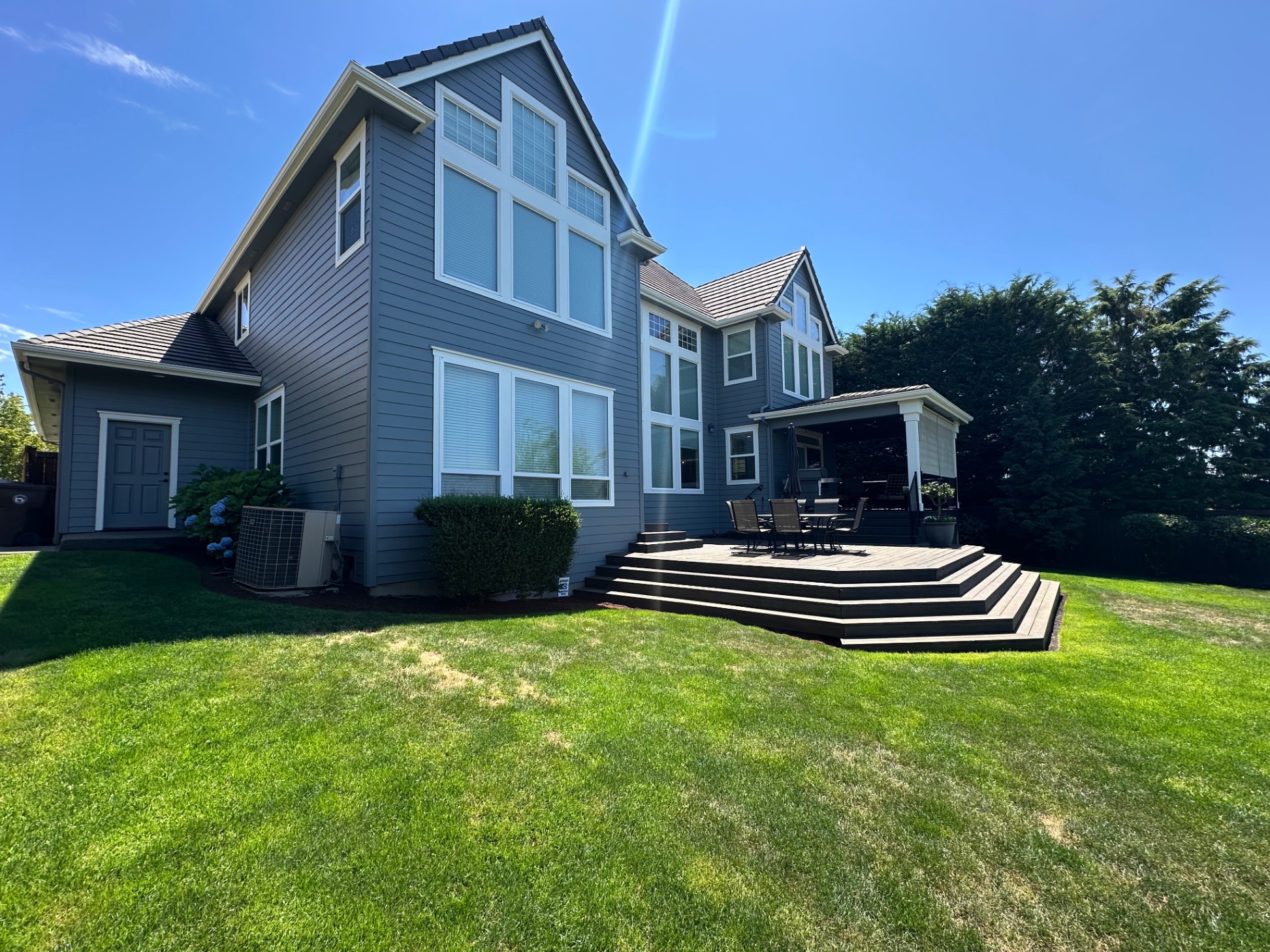 Exterior Painting — Rear & Deck - Salem, OR