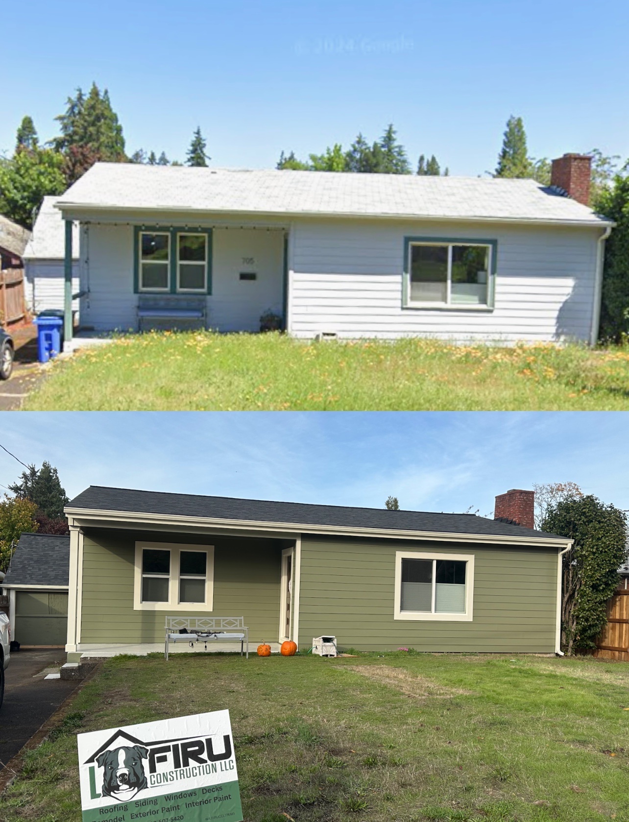 Firu Construction siding project — James Hardie HardiePlank installation